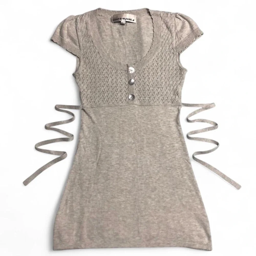 Costa Blanca Knit Babydoll Top - Picture 3 of 8